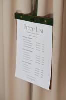 Restaurant promotionnel café-bar mural support de menu planche de mariage taille personnalisée gravé couverture de menu en bois