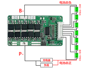 Placa de Protección BMS para Baterías de Litio de Puerto Común 7S 24V 10A 15A 20A 25A para Herramientas Eléctricas, Energía Solar, Bicicletas Eléctricas, Almacenamiento de Energía - Product Image 4