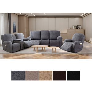 Modern jakarlı su geçirmez uzanmış kanepe Slipcover kalınlaşmış dayanıklı kapak için 3 koltuklu <span class=keywords><strong>Recliner</strong></span> tayt malzeme oturma odası - Product Image 2