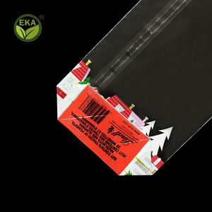 Sacs en plastique transparent Opp personnalisés pour confiseries Sacs à fond croisé en <span class=keywords><strong>cellophane</strong></span> avec fond en carton argenté collé - Product Image 3