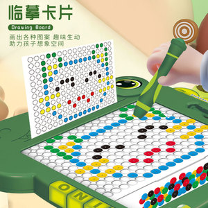 Aangepaste kindertekenbord puzzel speelgoed kinderen focus oefening tekenen educatief speelgoed - Product Image 4