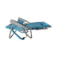 Vente chaude Chaise de Camping Personnalisé En Plein Air Moderne D'été En Aluminium Confortable Portable Léger Plier Sac À Dos Chaise De Plage
