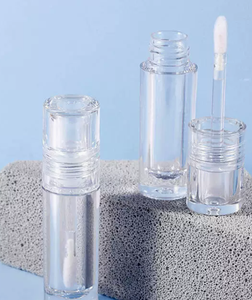 Conteneur d'huile à lèvres transparent en plastique avec logo personnalisé <span class=keywords><strong>ISMAN</strong></span>, mini tube transparent pour gloss à lèvres, emballage cosmétique, applicateur avec embout brosse, 2 ml - Product Image 5