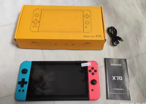 Consolas de videojuegos retro <span class=keywords><strong>POWKIDDY</strong></span> <span class=keywords><strong>X70</strong></span>, sistema Linux con pantalla de 7 pulgadas, altavoz de alta calidad, consola de juegos portátil, novedad - Product Image 5