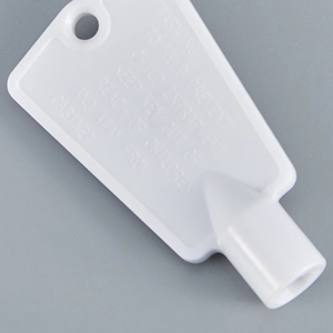 Componenti per congelatore in plastica 297147700 in posizione verticale e chiave per serratura per frigorifero e congelatore - Product Image 4