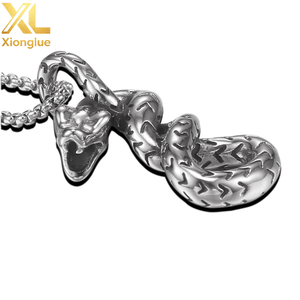 จี้รูปงูไวเปอร์สแตนเลสสตีลสไตล์พังก์สำหรับทุกเพศ - Product Image 2