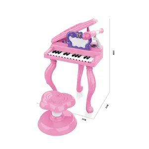 Dressing mirror electronic organ stool children's early teaching music piano set Shantou production of Musical Instruments toys