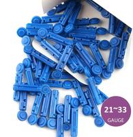 Aiguille de prélèvement sanguin stérile à torsion en PP, certifiée ISO9001, pour usage en laboratoire et recherche, 21G 23G 26G 28G 30G