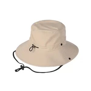 맞춤형 RPT 재활용 플라스틱 모자 및 모자 사냥 낚시 사파리 지속 가능한 친환경 버킷 모자