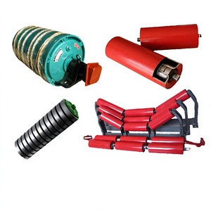 Rouleau de convoyeur à impact avec jeu d'anneaux en caoutchouc robuste pour points de chargement de courroies, rouleau tampon économe en énergie pour mines et carrières - Product Image 5