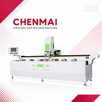 Machine de perçage et de fraisage CNC multifonction Shandong Chenmai 2000 pour profilés en aluminium, poinçonnage et fraisage de rainures sur trois côtés