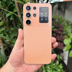 โทรศัพท์มือถือสีเขียวมิ้นท์ สมาร์ทโฟน 5G พร้อมโมดูลกล้องคู่ และฝาหลังพร้อมจอแสดงผลแอป - Product Image 2