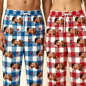Pantalones de <span class=keywords><strong>Pijama</strong></span> con Estampado Digital 3D Personalizado, Pantalones de Dormir Casuales de Punto para Hombre y Mujer, Cintura Elástica, Suaves y Transpirables - Product Image 2