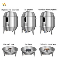 Rôtissoire commerciale automatique de four de poulet et de canard de haute qualité nouvel équipement de Restaurant en acier inoxydable chinois 220v