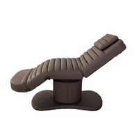 Table de massage multifonctionnelle électrique réglable en PU pour salon de beauté et spa avec éponge haute densité