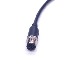 Kabel Splitter Sinyal/Daya Industri 1-ke-3 M12 8-Pin Male ke Female IP67 Tahan Air untuk Kabel Sensor - Product Image 4