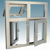 Fenêtres en aluminium de haute qualité personnalisées en usine, fenêtres en PVC