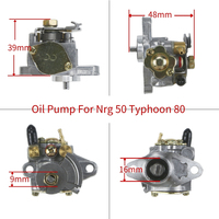 Pompe à Huile d'Origine Piaggio Gilera Vespa Aprilia 50cc Compatible NRG 50 Typhoon 80 ET2 50ie ZAPC120 82652R, Pièces de Scooter
