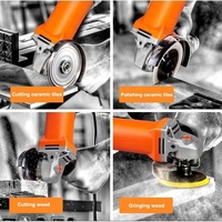 Meuleuse d'angle électrique haute Performance 100mm pour bricolage Mini polisseuse pour métal bois coupe déclencheur bois rectifieuse