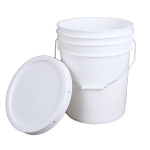 Fabricants de seaux de rangement personnalisés seau en plastique direct de 5 gallons avec couvercle - Product Image 1