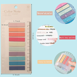 Thẻ Linh Hoạt Chống Thấm Nước Thẻ Chia Trong Suốt Tùy Chỉnh Thẻ Ghi Chú Dính Nhựa Tùy Chỉnh - Product Image 2