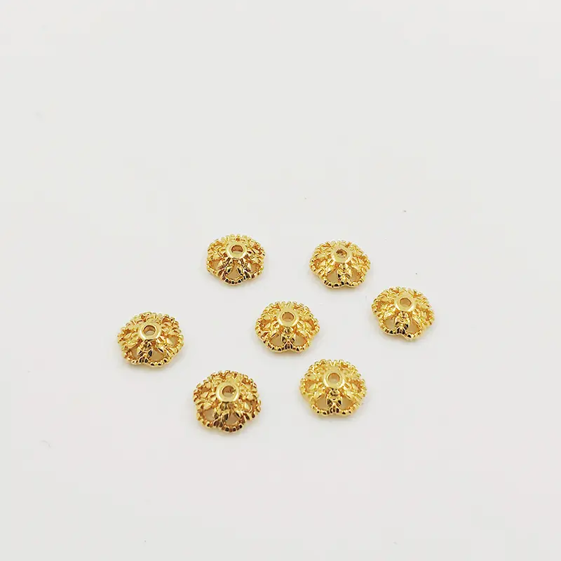 Nana Hoge Kwaliteit Mode 18K Gold Filled 7Mm Bead Caps Voor Sieraden Bevindingen