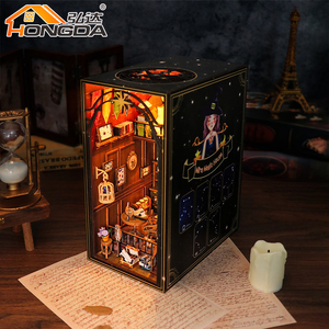 Hongda 2023 Khuyến mãi nóng M2311 Mira Magic House Bộ đồ chơi làm nhà sách thu nhỏ 3D bằng gỗ - Product Image 5