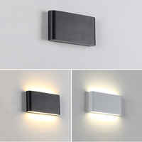 Lampes murales extérieures pour porche de jardin, luminaires LED muraux extérieurs, lumière décorative murale