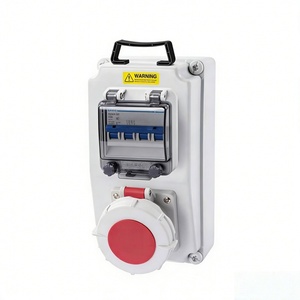 กล่องปลั๊กไฟฟ้าอุตสาหกรรมแบบพกพา 16A 220V กันน้ำ - Product Image 4
