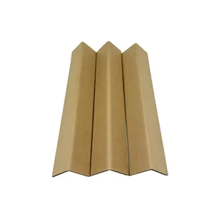 100% Recyclable Safety Furniture Protector Kraft Paper Brown Color Paper Corner Protector