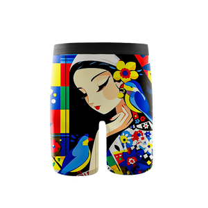 Calzoncillos Deportivos Ajustados de Alta Elasticidad <span class=keywords><strong>con</strong></span> Diseño Personalizado de Tu Marca, <span class=keywords><strong>Dibujos</strong></span> Personalizados, Serie de Impresiones Artísticas Modernas - Product Image 3
