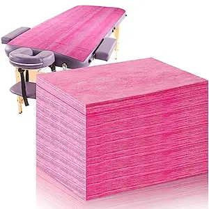 Massage Table Sheets SPA Bed Cover Breathable Polypropylenetable Sheets Non Woven Fabric Water and Oil Proofing Disposable 40 YF