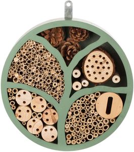 <span class=keywords><strong>Maison</strong></span> d'insectes en bois multi-habitat jardin extérieur hôtels décoratifs d'insectes pour abeille papillon et <span class=keywords><strong>coléoptère</strong></span> arbre de vie - Product Image 1