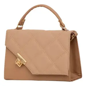 Sac bandoulière vintage Laia Makeup Fana avec poignée unique, fermeture éclair étanche et décorations lettres – Idéal été comme hiver - Product Image 4