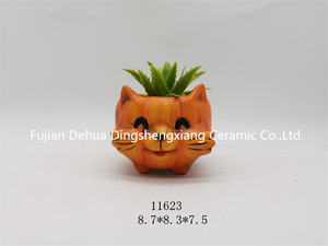 All'ingrosso fabbrica diretta carino vaso di <span class=keywords><strong>zucca</strong></span> Bonsai casa decorazione di Halloween artificiale piante succulente per la vendita - Product Image 5