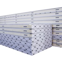 Isolation en mousse de polyuréthane PUR/PU/PIR/Puf/panneaux muraux sandwich isolés pour préfabriqués