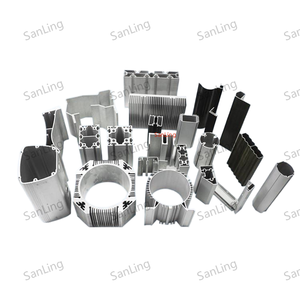 Profilés en aluminium industriels série 6000 anodisés 6061 6063 CNC moules de dissipateur thermique extrudé creux excellente conductivité thermique - Product Image 1