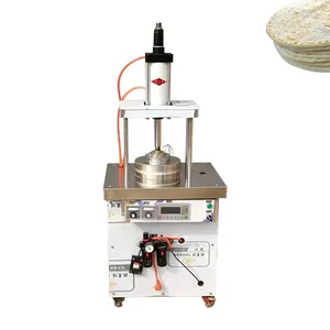 Roti automático fazer pele pressionando pizza massa imprensa 16 polegada fluor tortilla faz a máquina
