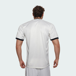 <span class=keywords><strong>Camiseta</strong></span> de Fútbol Personalizada para Adultos Copa 2026, Manga Corta, Rayas Blancas, Secado Rápido, Corte Láser, Poliéster, Precio al por Mayor por 100 Unidades - Product Image 2