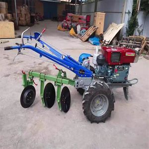 Tracteur agricole multifonctionnel diesel 20 CV à traction manuelle, machine intégrée de labourage, de creusement de fossés et de motoculture, transmission intégrée 4x4 - Product Image 4