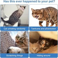 Certification FDA Certification CE Soulager l'anxiété Diffuseur de phéromones calmantes pour animaux de compagnie pour chats et chiens