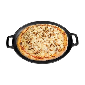 Sartén para Pizza de Hierro Fundido Precurado con 2 Asas Laterales para Cocina, Horno y Parrilla - Product Image 4