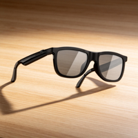 Lunettes Intelligentes OEM Électrochromiques Audio Sans Fil BT 5.4 Double Micro Réduction de Bruit ENC Réglage de la Teinte sur 4 Niveaux Vente en Gros