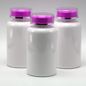 Botella de plástico para pastillas de 200ml, tapón de rosca con servicio OEM para pastillas en polvo, cápsula, 90CC, venta al por mayor