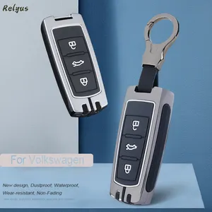 Kẽm hợp kim Silicone Car Key trường hợp bìa Shell đối với Volkswagen VW Passat B6 B7 magotan CC 3C phụ kiện xe hơi cho VW 3c5 Phnom Penh