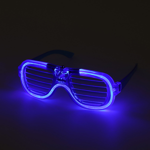 <span class=keywords><strong>LED</strong></span> cửa sổ Rèm phong cách ánh sáng lạnh kính nhựa Neon Glow Eyewear Đảng tổ chức sự kiện ánh sáng lên nguồn cung cấp - Product Image 4