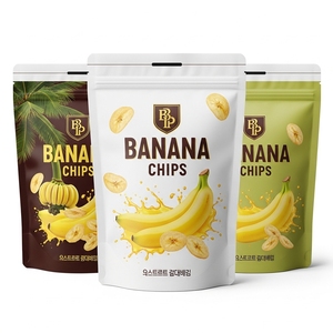 Sachet d'emballage personnalisé en plastique refermable pour chips de pommes de terre, de manioc, de plantains et de bananes - Product Image 1