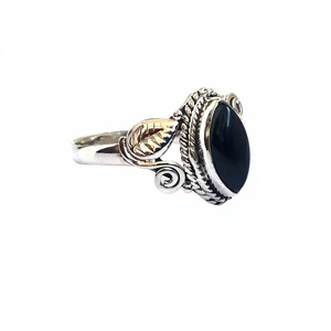 <b>Black</b> Onyx <b>Stone</b> Designer 925 Sterling <b>Silver</b> Jewelry <b>Ring</b> <b>Silver</b> Onyx <b>Ring</b> - Product Image 3