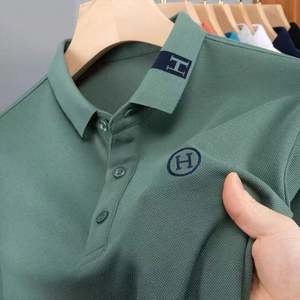 Chemise de golf personnalisée de haute qualité, uniforme d'affaires décontracté en coton et polyester pour hommes - Product Image 2