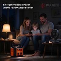 Station d'alimentation portable au lithium 80000mAh 300W avec panneau solaire pour la randonnée en extérieur